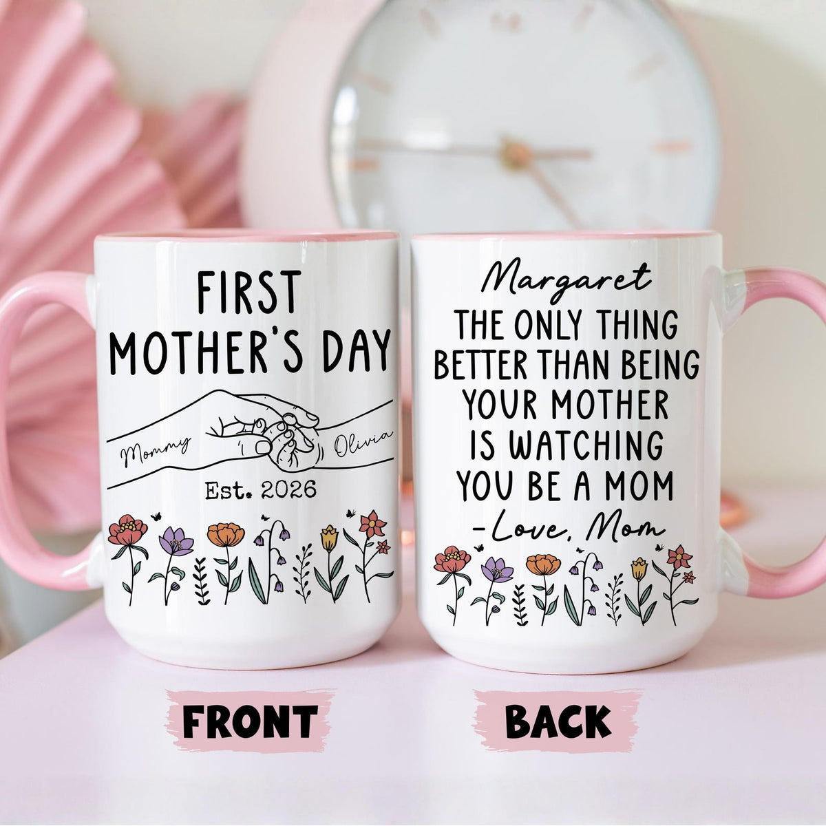First Mother's Day Gift for Daughter from Mom, Personalized New Mom Mug, Only Thing Better Than, First Time Mom, Daughter's First Mother Day
