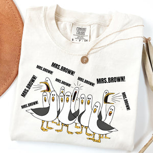 Comfort Colors Custom Seagulls Teacher Shirt, Funny Teacher Tee, Teacher Appreciation Gift, Funny Personalized Teacher Nemo T-shirt