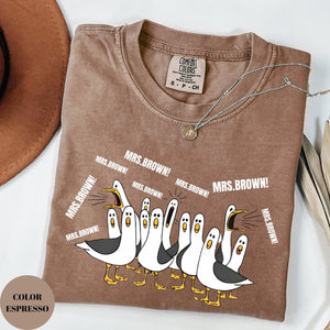 Comfort Colors Custom Seagulls Teacher Shirt, Funny Teacher Tee, Teacher Appreciation Gift, Funny Personalized Teacher Nemo T-shirt