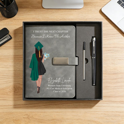 Personalized Graduation Notebook 2026, Custom Name Journal for Her, Class of 2026, Graduation Gifts for Her, College Grad Gift for Daughter