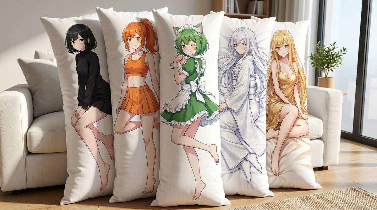 Custom Photo Body Pillowcase, Personalized Anime Gifts,Double-Sided Print Pillow