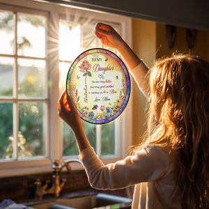 The Only Thing Better Than Being Your Mother Stained Glass, Daughter Flower Suncatcher, New Mom Gift, Mothers Day Gift for Daughter from Mom