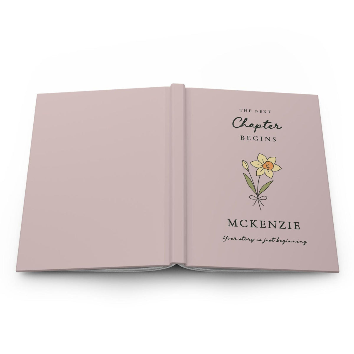 Personalized Graduation Journal Custom Name Notebook Class of 2026 College Graduate Gift for Her The Next Chapter Begins Keepsake