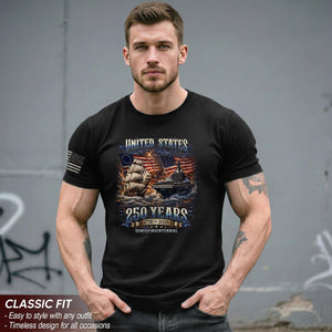 Retro 250th Anniversary of The United States Shirt, USA Independence Day T shirt, Semiquincentennial 1776 2026, American Flag Patriots Gifts