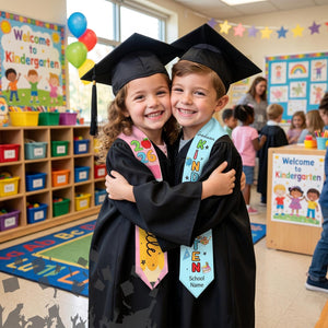 Custom Name Kindergarten Graduation Stole, Personalized Kids Kindergarten Sashes Class of 2026