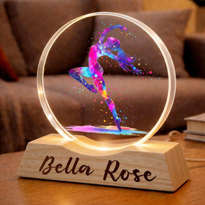 Dance Wave Night Light, Dancer Gift, Dancer Gifts for Girls, Dance Team Gifts, Ballet Gift, Dance Mom Gift, Gift for Dance Teacher, Daughter