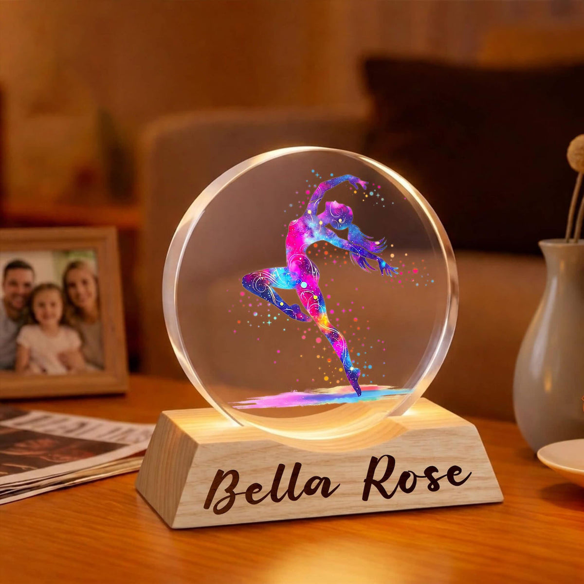 Dance Wave Night Light, Dancer Gift, Dancer Gifts for Girls, Dance Team Gifts, Ballet Gift, Dance Mom Gift, Gift for Dance Teacher, Daughter