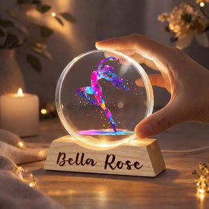 Dance Wave Night Light, Dancer Gift, Dancer Gifts for Girls, Dance Team Gifts, Ballet Gift, Dance Mom Gift, Gift for Dance Teacher, Daughter