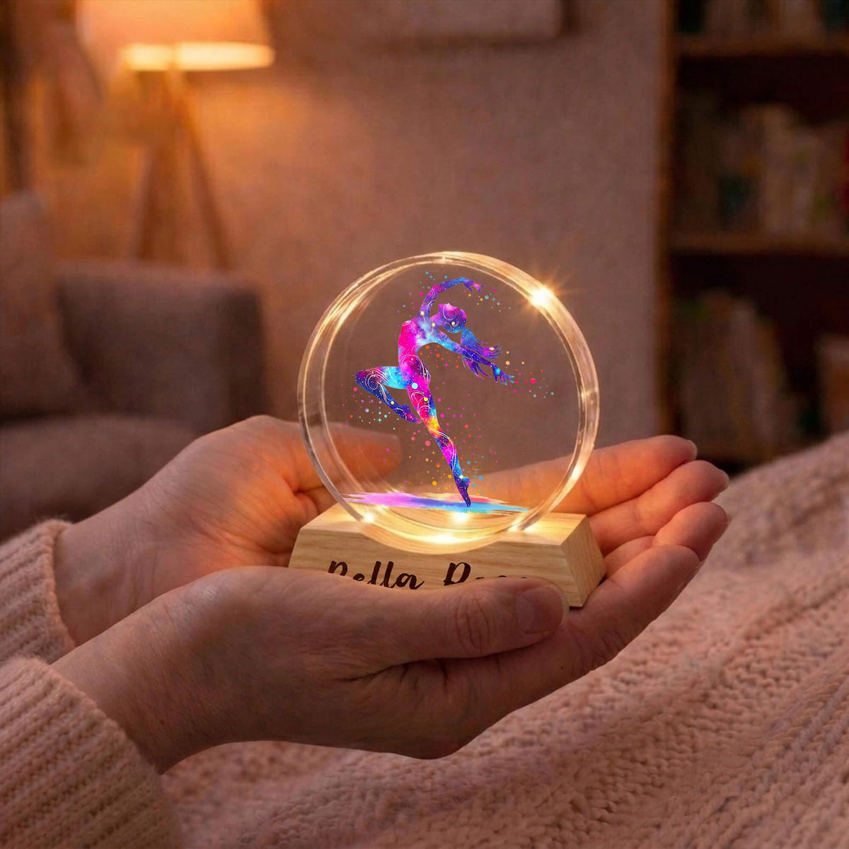 Dance Wave Night Light, Dancer Gift, Dancer Gifts for Girls, Dance Team Gifts, Ballet Gift, Dance Mom Gift, Gift for Dance Teacher, Daughter