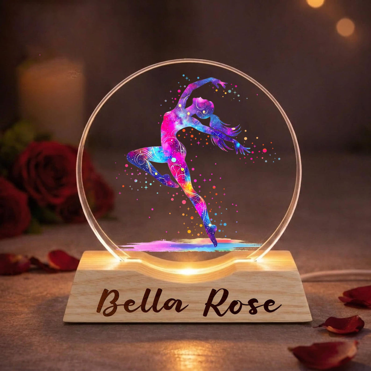 Dance Wave Night Light, Dancer Gift, Dancer Gifts for Girls, Dance Team Gifts, Ballet Gift, Dance Mom Gift, Gift for Dance Teacher, Daughter