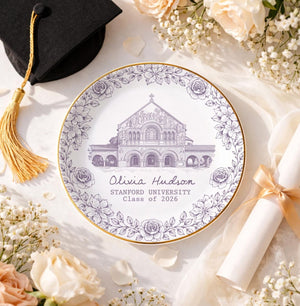 Custom University Jewelry Dish, Custom Graduation Gifts, College Graduation Ring Dish, Gifts For Her, Grad Gifts For Daughter, Class Of 2026