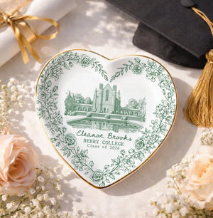 Custom University Jewelry Dish, Custom Graduation Gifts, College Graduation Ring Dish, Gifts For Her, Grad Gifts For Daughter, Class Of 2026