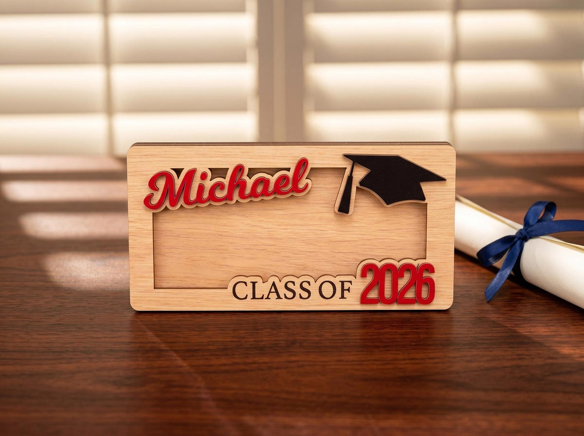 Graduation Money Holder Personalized, Class of 2026 Gift, High School Graduation Gift for Graduates, Custom Grad Cash Keepsake