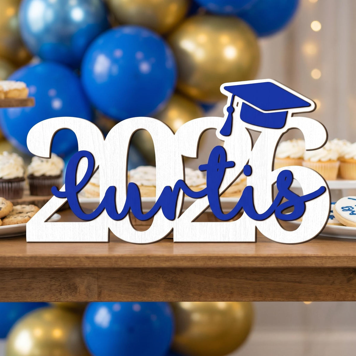 Personalized Graduation Party Sign, Custom Wooden Graduation Decorations, Graduation Party Decor, Gift Table Photo Prop - Class of 2026