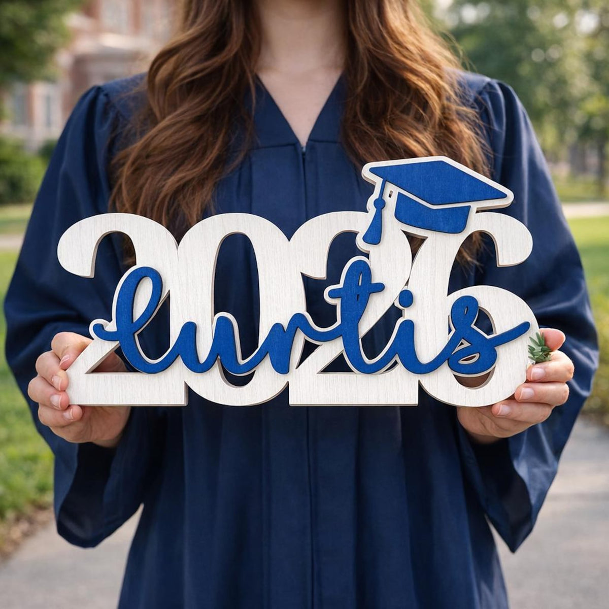 Personalized Graduation Party Sign, Custom Wooden Graduation Decorations, Graduation Party Decor, Gift Table Photo Prop - Class of 2026