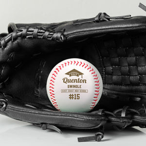 Graduation Baseball Gift | Custom Engraved Baseball with Name, Number & School | Personalized Grad Cap Design | Senior Night or Team Gift