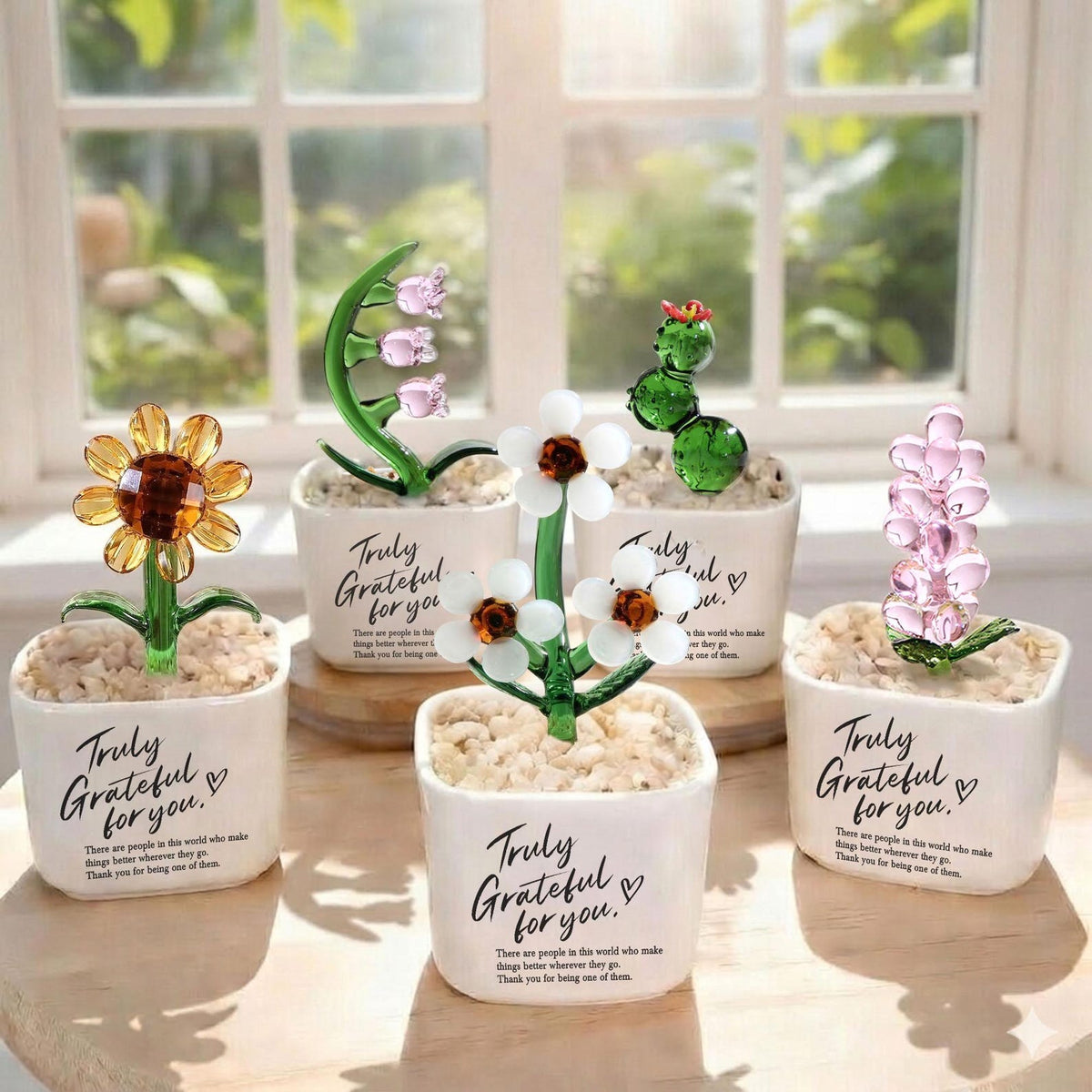 Custom Thank You Gift For Employee Appreciation Glass Flower Pot, Team Appreciation Gift, Coworker Gift, Client, Staff, Retirement Gift