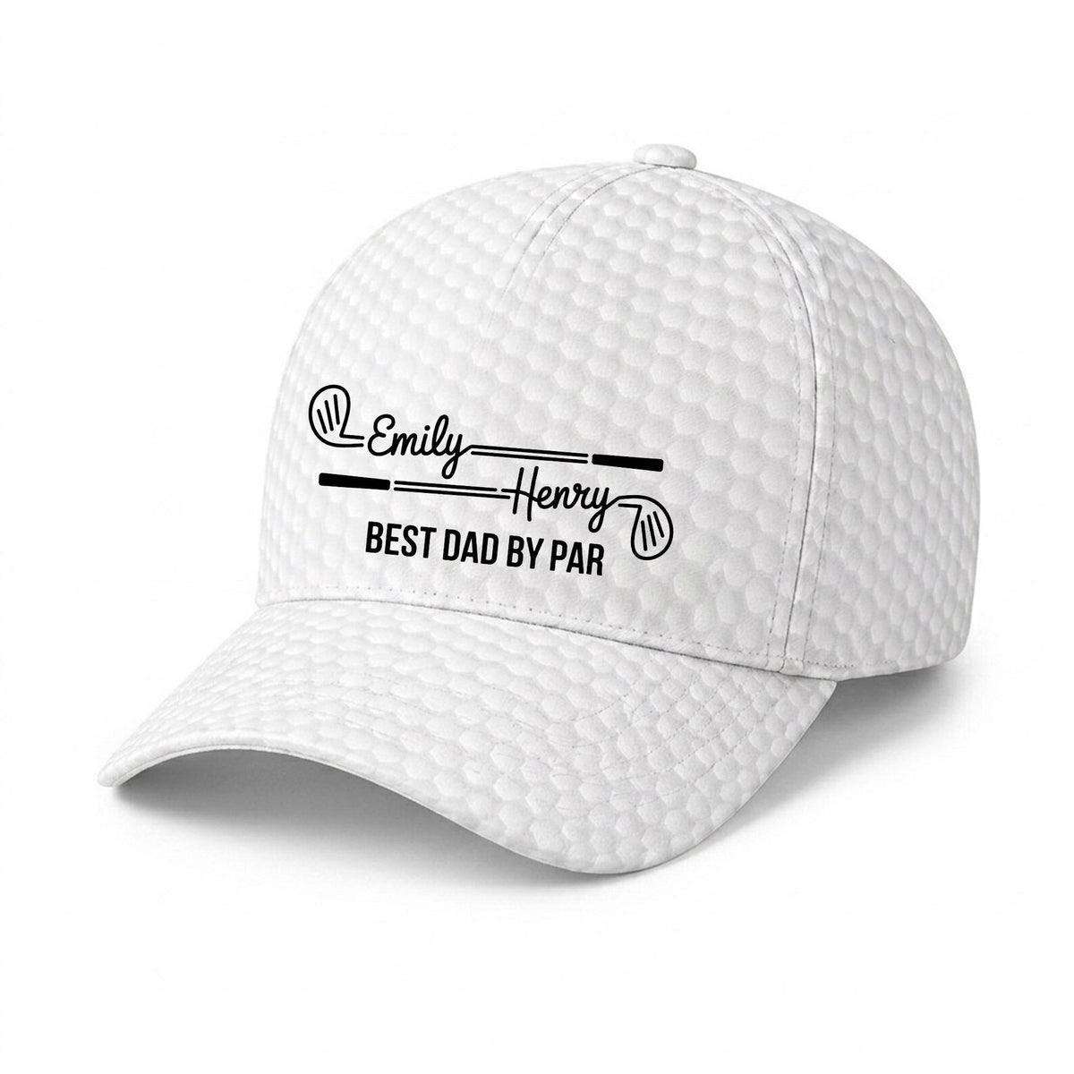 Best Dad by Par Golf Cap, Custom Name Dad Hat, Golf Rope Cap, Father s Day Gift for Golfer Dad