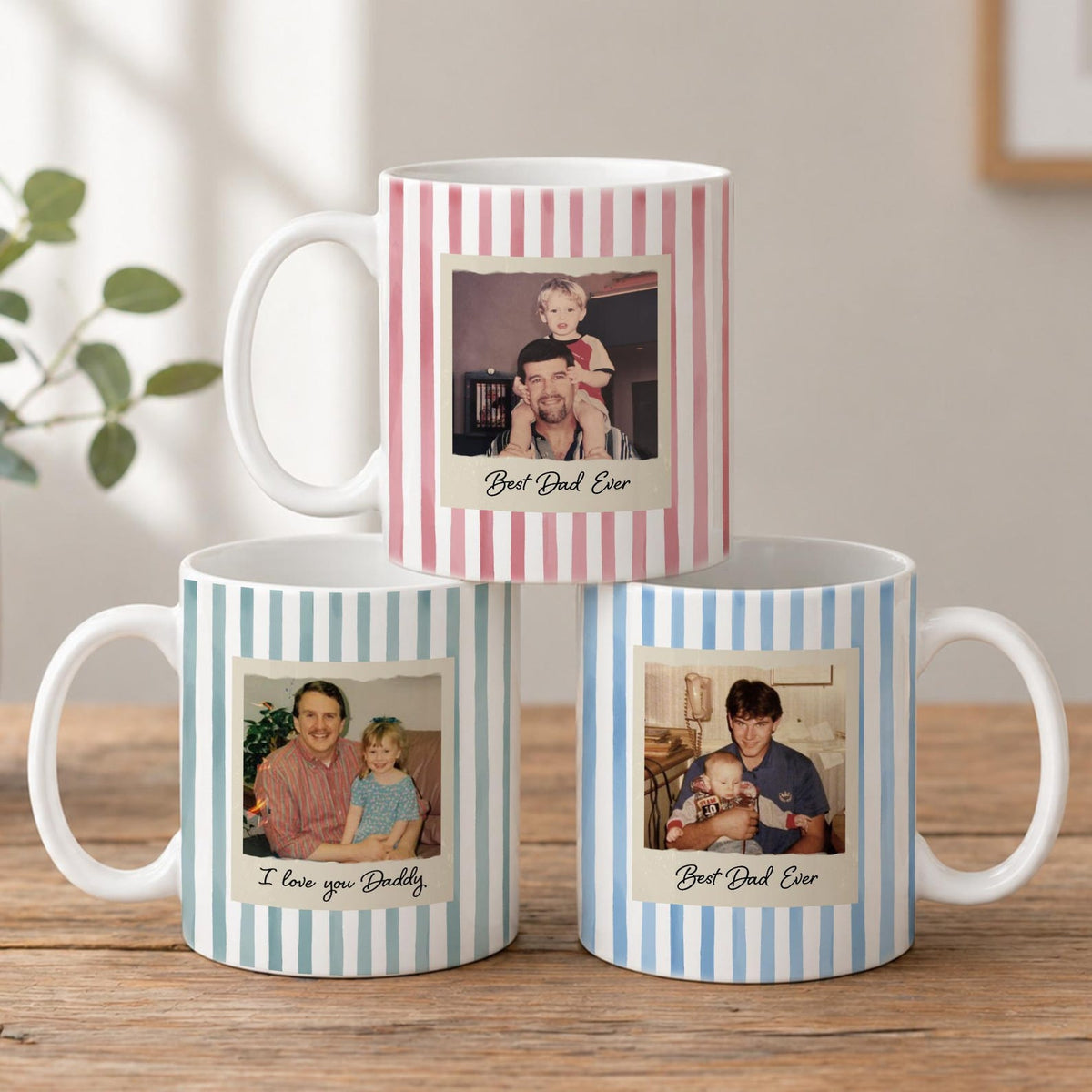 Personalized Photo Mug for Dad, Custom Father's Day Gift, Grandpa Coffee Cup