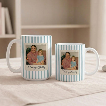 Personalized Photo Mug for Dad, Custom Father's Day Gift, Grandpa Coffee Cup