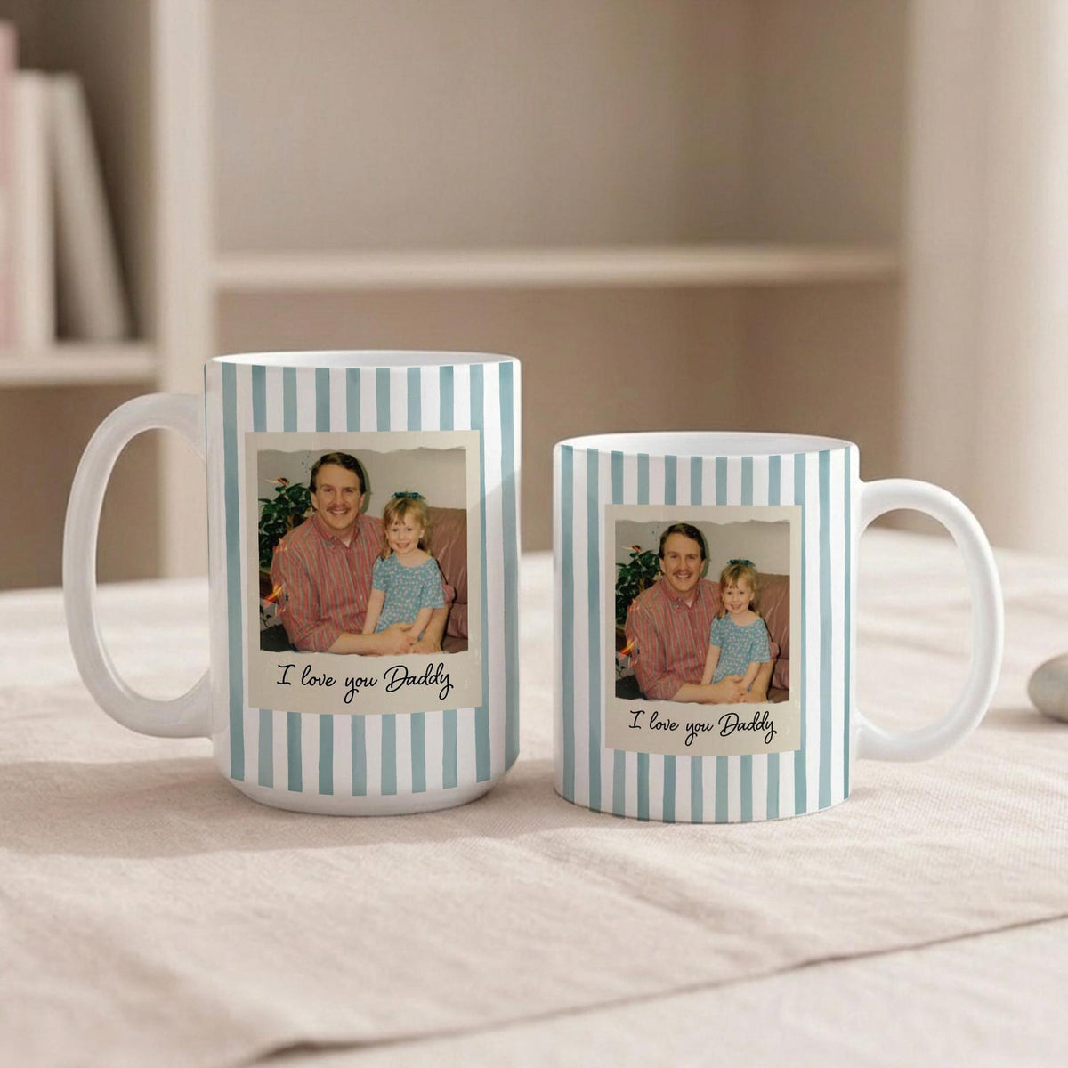 Personalized Photo Mug for Dad, Custom Father's Day Gift, Grandpa Coffee Cup