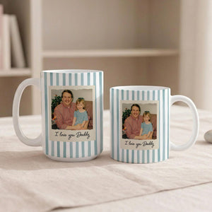 Personalized Photo Mug for Dad, Custom Father's Day Gift, Grandpa Coffee Cup
