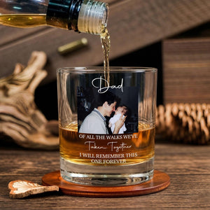 Custom Photo Father of the Bride Whiskey Glass, Wedding Favour Thank You Gift, Father of the Bride Groom Gift, Wedding Gifts For Dad