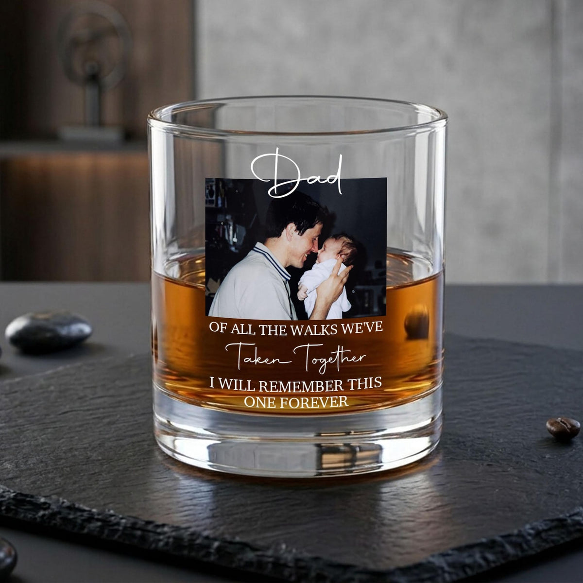 Custom Photo Father of the Bride Whiskey Glass, Wedding Favour Thank You Gift, Father of the Bride Groom Gift, Wedding Gifts For Dad