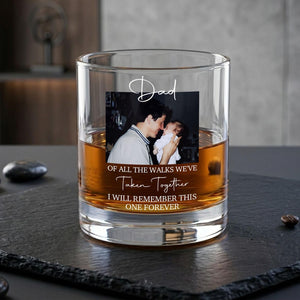 Custom Photo Father of the Bride Whiskey Glass, Wedding Favour Thank You Gift, Father of the Bride Groom Gift, Wedding Gifts For Dad