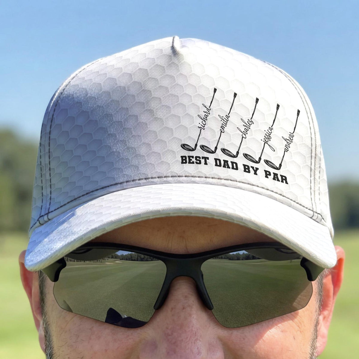 Personalized Golf Hat For Men, Custom Best Dad By Par Cap, Grandpa Fathers Day Gift, Papa Name Golfing Gear, Husband Anniversary Keepsake