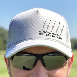 Personalized Golf Hat For Men, Custom Best Dad By Par Cap, Grandpa Fathers Day Gift, Papa Name Golfing Gear, Husband Anniversary Keepsake