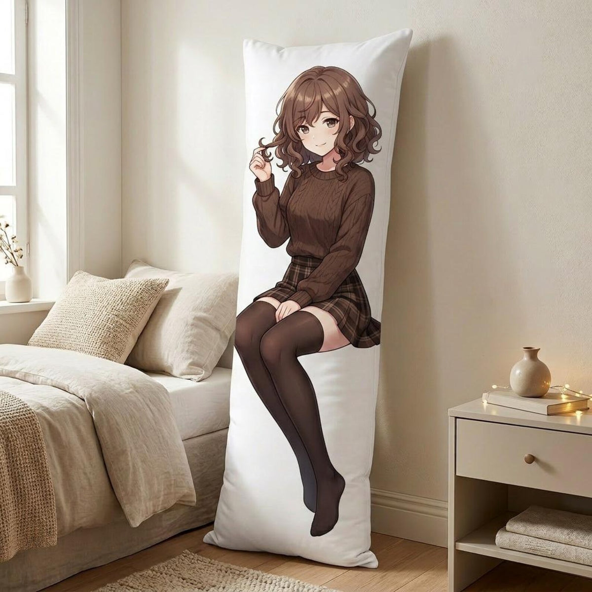 Custom Photo Body Pillowcase, Personalized Anime Gifts,Double-Sided Print Pillow