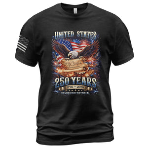 Retro 250th Anniversary of The United States Shirt, USA Independence Day T shirt, Semiquincentennial 1776 2026, American Flag Patriots Gifts