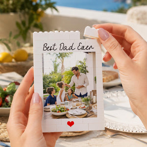 Personalized Photo Block Puzzle, Custom Keepsake Gift for Dad, Father's Day Gift, Gift for Him, Bricks Puzzle Gift for Husband,Birthday Gift