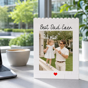 Personalized Photo Block Puzzle, Custom Keepsake Gift for Dad, Father's Day Gift, Gift for Him, Bricks Puzzle Gift for Husband,Birthday Gift