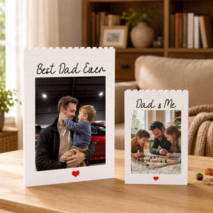 Personalized Photo Block Puzzle, Custom Keepsake Gift for Dad, Father's Day Gift, Gift for Him, Bricks Puzzle Gift for Husband,Birthday Gift