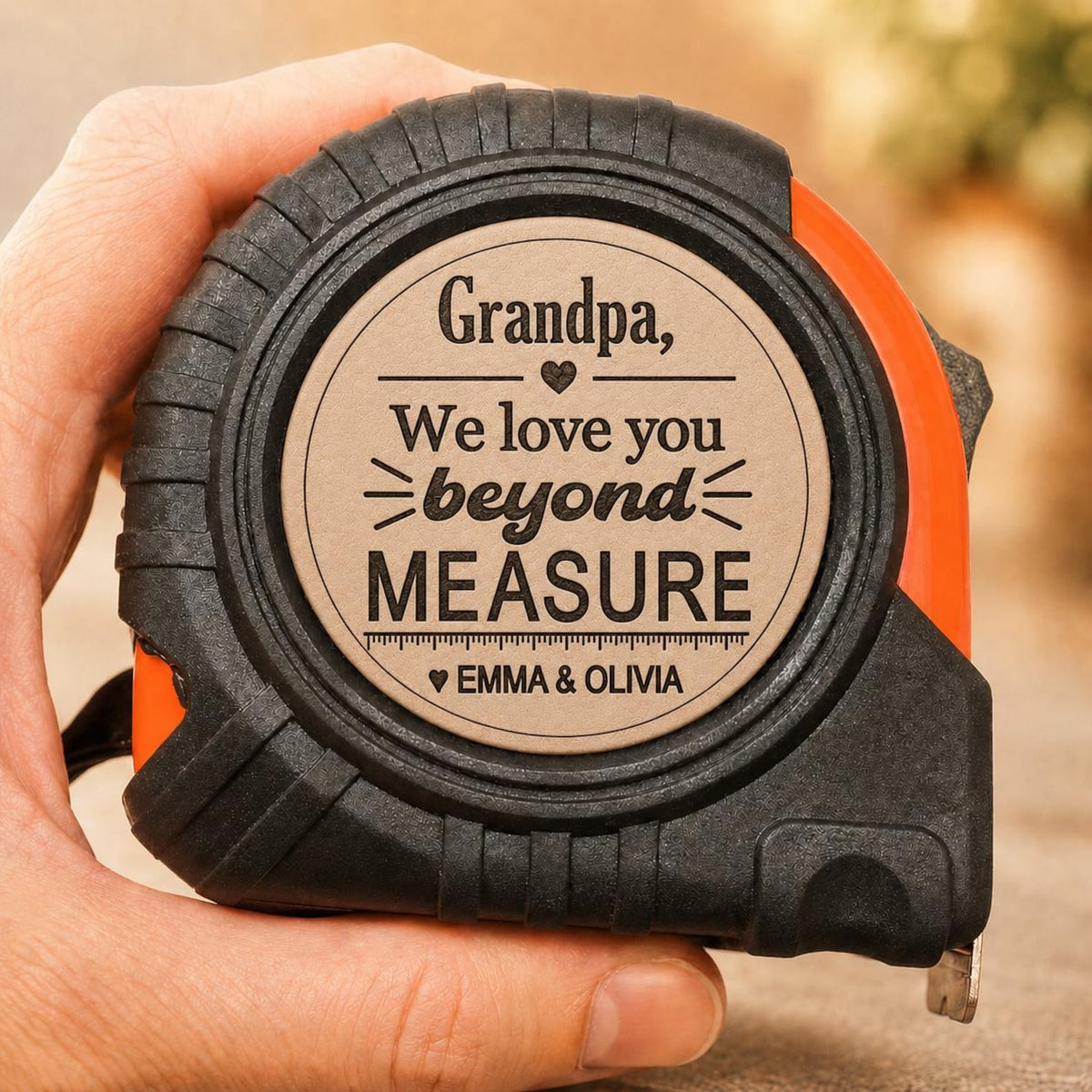 Personalized Measuring Tape Gift for Dad Custom Tape Measure Insert Father s Day Gift Daddy Grandpa Papa