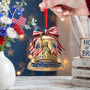 250th Anniversary of Americana Ornament, 250 Years of The United States Acrylic Ornament, Independence Day Gift, Fourth of July Decor
