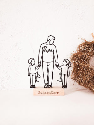 Best Dad Gift for Father's Day | Father's Day Gift | Personalized Gift for Dad with Children's Names | Father's Day Gift Idea