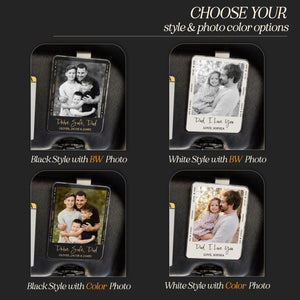 Fathers Day Gift For Dad Photo Car Visor Clip, Drive Safe Daddy, Drive Safe Sun Visor Clip, Husband Gift, Acrylic Car Accessories