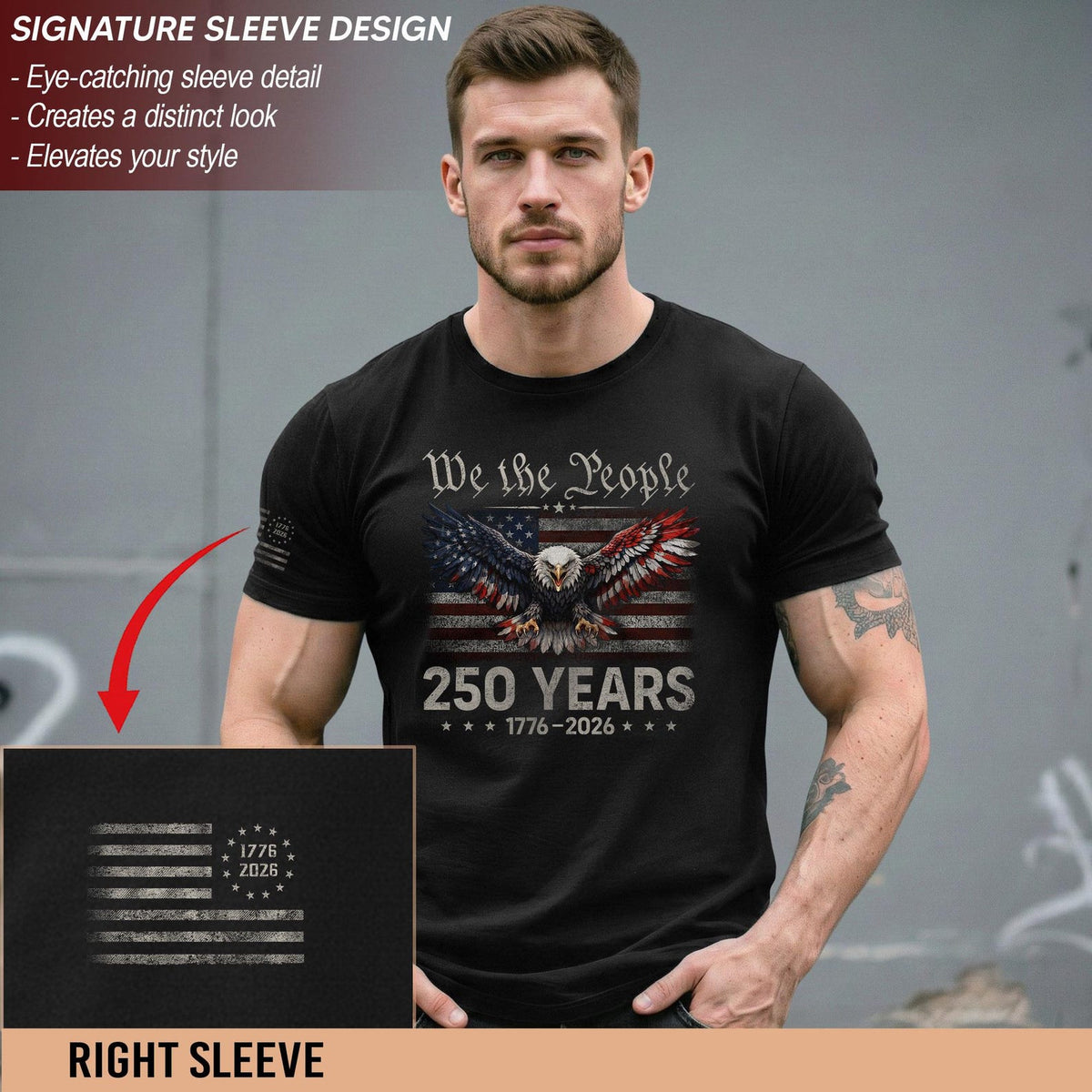 250th Anniversary of The United States Shirt, USA Independence Day T shirt, 4th of July 1776 2026 Tee, American Flag Patriots Gifts