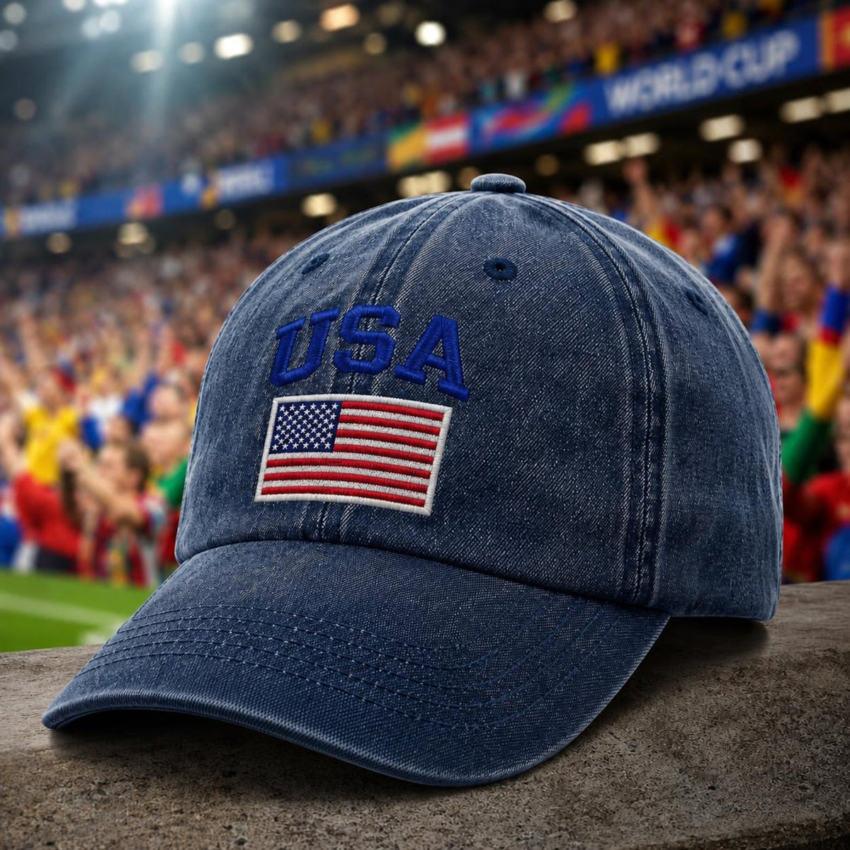 Country Flag Embroidered Hat, Vintage Washed Baseball Cap, World Soccer Fan Dad Hat, Adjustable Cotton Cap, World Cup Inspired Hat