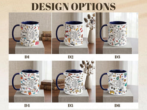 Grandpa Mug, Personalized Grandpa Cup with Grandkids Names, Custom Ceramic Coffee Mug, Grandfather Birthday Fathers Day Gift