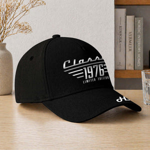 Personalized Vintage Year Classic Cap, Custom Name Birthday Hat, 1976 Limited Edition Baseball Cap, Gift for Men Dad Grandpa