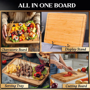 Papa's Best Catch Customized Cutting Board, Personalized Fishing Gift for Dad, Custom Kids Names Board, Father's Day Gift for Dad Grandpa