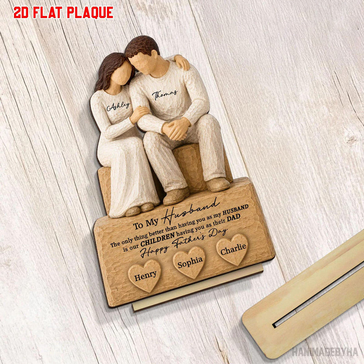 Custom The Only Thing Better Than Being My Husband Wooden Plaque, Fathers Day Gift for Husband, Gift from Wife, Personalized Kids Name Sign