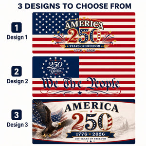 America 250th Anniversary Patriotic Outdoor Flag, Eagle Independence Day Banner, 1776-2026 USA House Flag, Freedom Flag, Outdoor Banner