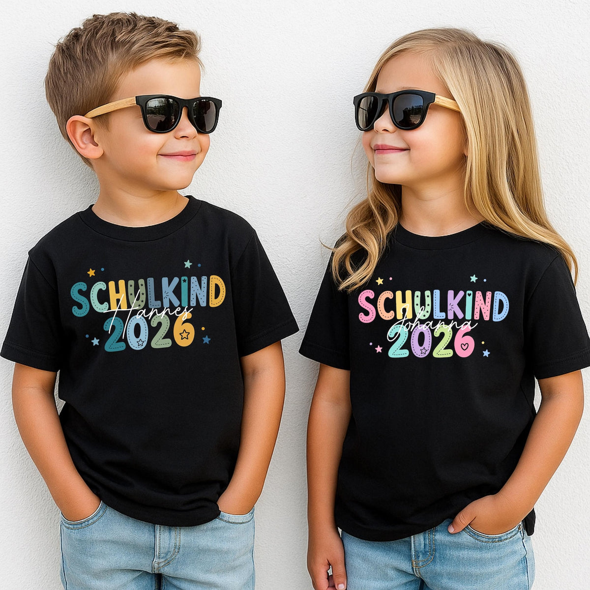 First Day of School 2026 T-Shirt Personalized Shirt with Name First Day of School Outfit for Boys & Girls