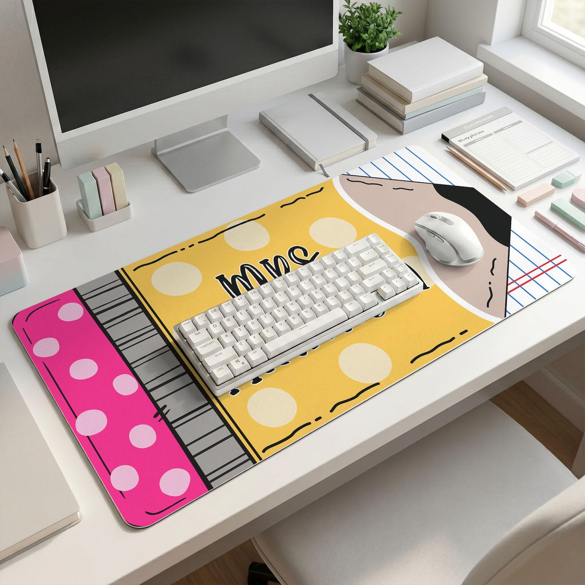 Personalized Teacher Desk Mat, Custom Teacher Pencil Desk Mat With Name, Teacher Gifts, Back To School Gift, Teacher Appreciation Gift