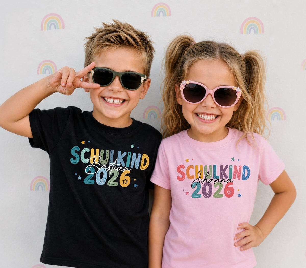 First Day of School 2026 T-Shirt Personalized Shirt with Name First Day of School Outfit for Boys & Girls